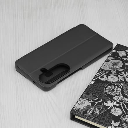 Hoes voor Samsung Galaxy S26 S942, Techsuit, eFold, Zwart