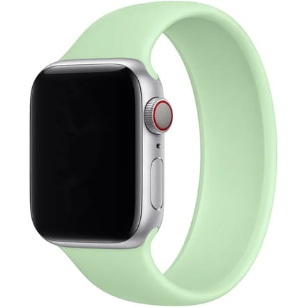 2+1 | Apple Watch Bandje - Siliconen - Solo Loop - Pistache