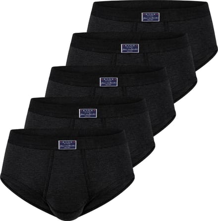 ESGE Heren Slip met voorsluiting 5 pack- Fijnrib Jeans