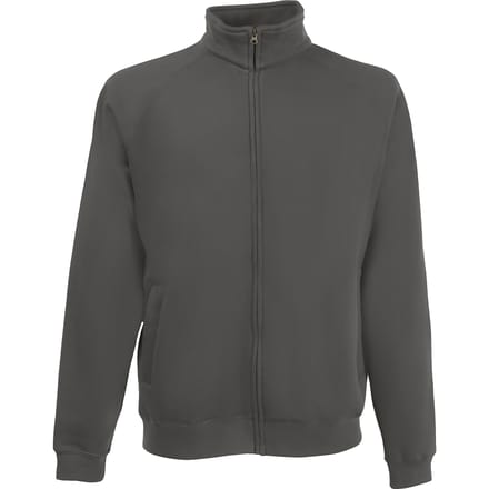 Fruit Of The Loom Heren Premium 70/30 Sweatshirt Met Volledige Ritssluiting (Licht Graphite)