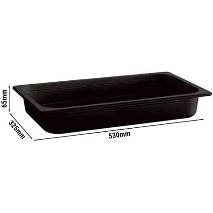 GGM Gastro (6 Stück) Melamin-Behälter GN 1/1 - ECOLINE - 7,1 Liter - Höhe: 65mm
