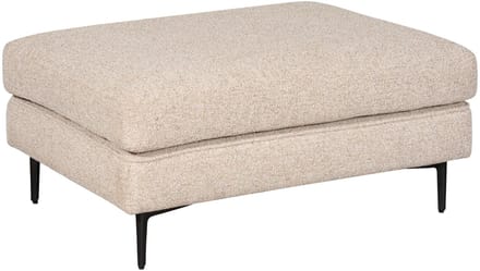 Hocker Source - Textiel / Metaal - Beige - 74 x 46 x 102 cm (BxHxD)