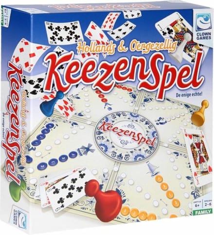 Clown Games Keezenspel - Bordspel - Dubbelzijdig - 2 tot 6 spelers