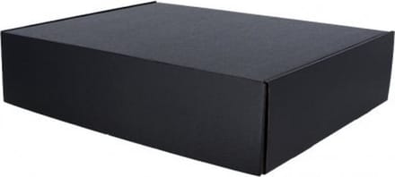 5 x Zwarte Postdozen/ Verzenddozen 31x22x6cm - formaat A4 Cadeaudoos / Geschenkdoos / zwart doosje