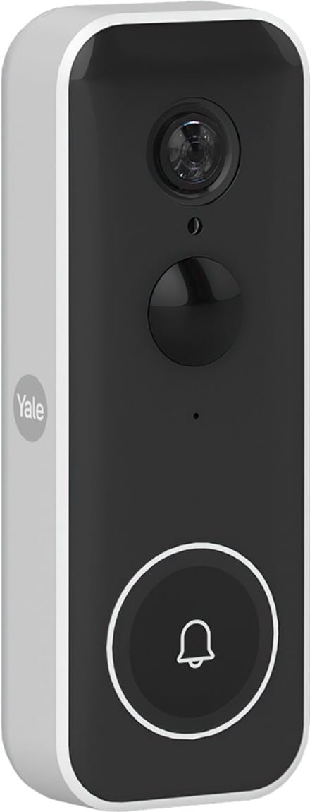 Yale - Slimme Videodeurbel - Wit - Bewegingsopname - Nachtzicht