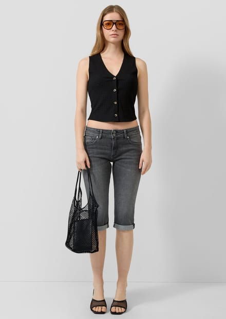 Slim fit jeans voor dames QS