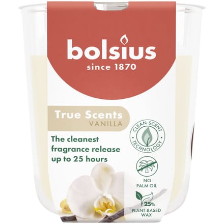Bolsius Geurglas True Scents Vanilla 80/73