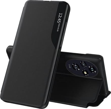 Hoesje geschikt voor HONOR 200 - Techsuit eFold Book Case - Zwart