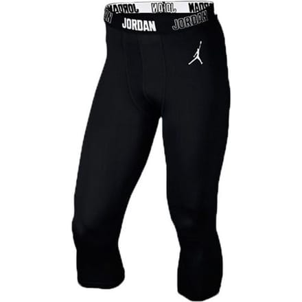 Jordan Pro Compressie Driekwart Trainingslegging Heren Onderkleding Zwart 814656-010 XL black