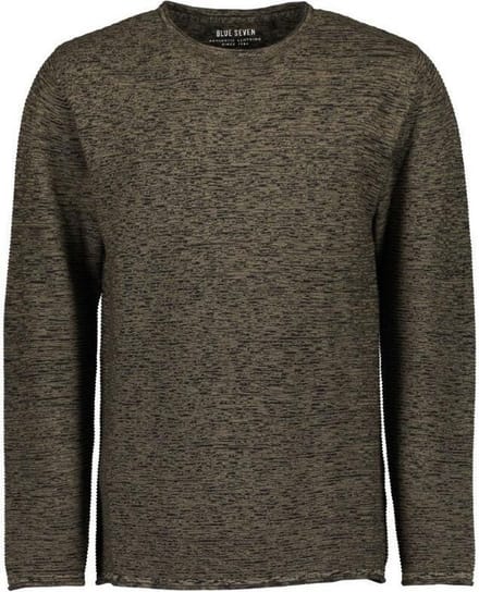 Blue Seven heren trui bruin (tee) melange - maat M