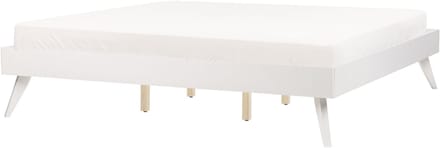 BERRIC - Tweepersoonsbed - Wit - 180 x 200 cm - MDF