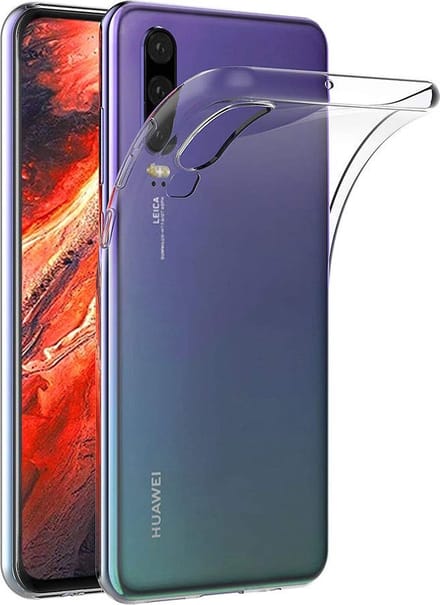 Hoesje voor Huawei P30 backcover Shockproof siliconen Transparant