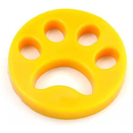 1 pc jaune - Machine à laver réutilisable pour animaux de compagnie, attrape poils, boule de filtrage, accès