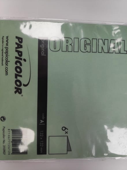 Papicolor Original Dubbele Kaart 132 x 132 mm Grasgroen