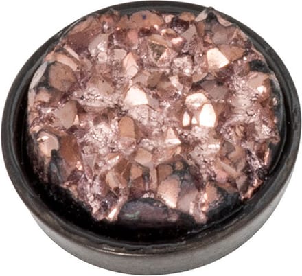 iXXXi-Jewelry-Top Part Drusy Copper-Zilver-dames--One size
