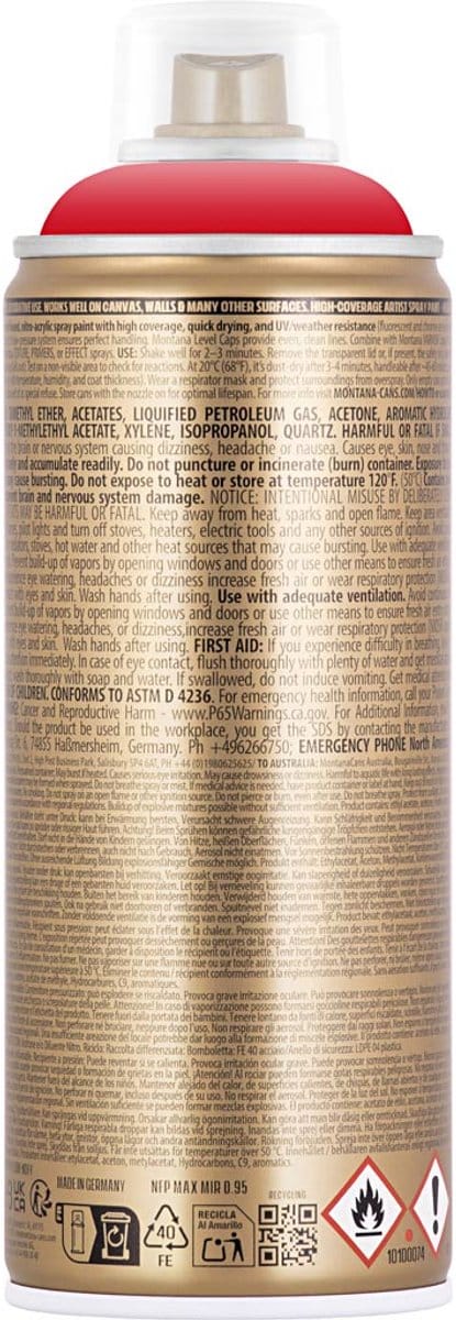 Spray Verf, rood, 400 ml/ 1 Doosje