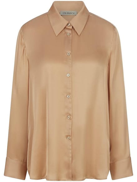 Blouse lange mouwen Van Uta Raasch goudkleur