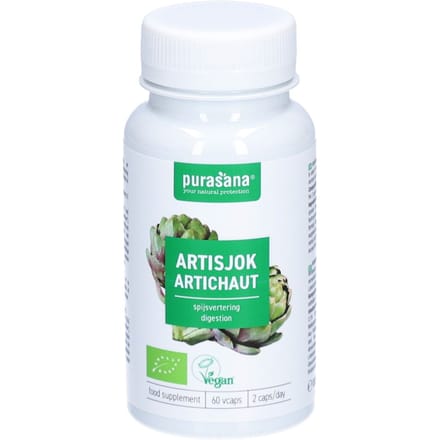 Purasana Artisjok Extract 300 mg 60 vegacapsules