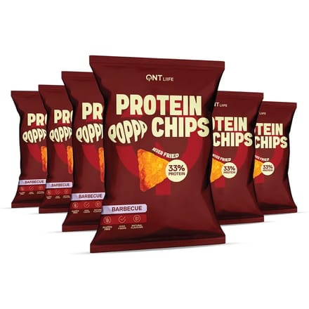 QNT Protein Chips 12x 50g Barbecue