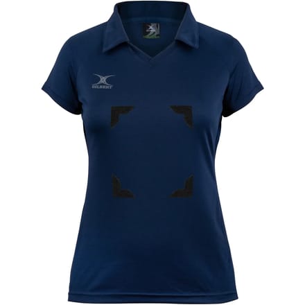 Gilbert Netball Eclipse Hook and Loop Shirt Girls - 5 - 6 Yrs - Donker Navy