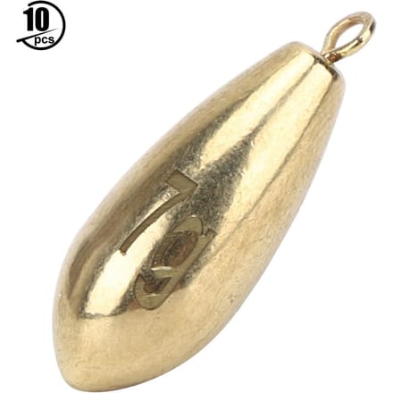 10 stuks Draagbare Herbruikbare Roterende Visloodjes Loodjes Tackle Accessoire Gouden 7g beige
