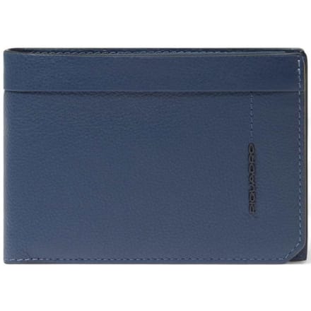 Piquadro Portfolio W137r Man Blue Leather - PU1392W137R-BLU