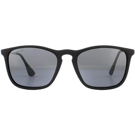 Montana Zonnebril MP34 Zwarte Rubbertouch Zwarte Rook Gepolariseerd