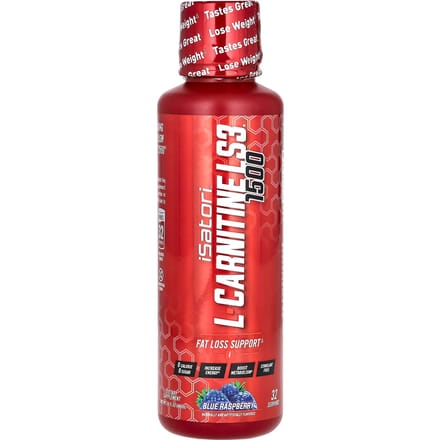 Isatori, L-Carnitine LS3 1500, Blauwe Framboos, 16 fl oz (480 ml)