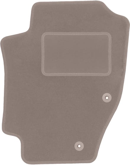 Beige bestuurdersmat voor: Peugeot 307CC cabrio (2003-2008)