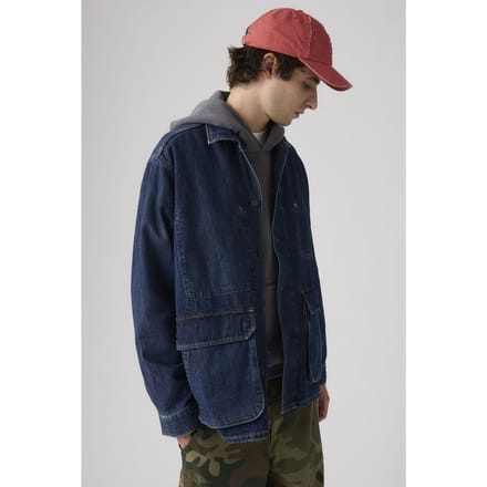 Levi's Pier 99 Linen+ Denim Jacket Größe: S | Jeansjacken Outlet | Herren | Blau