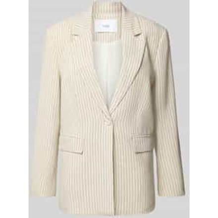 Regular fit blazer van een mix van viscose en linnen, model 'LIRU'