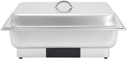 Voedselwarmer - Warmhoudplaat Buffet - Feestjes Buffet - Intelligente Temperatuurregeling - 9L Capaciteit - Zilver