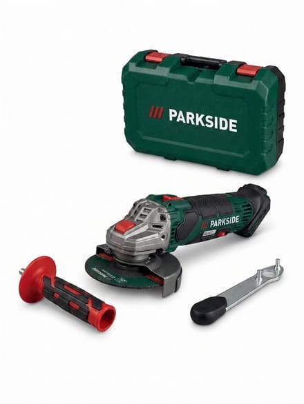 PARKSIDE - Haakse accuslijper »PWSA 20-Li C3«, 20 V - Groen/Zwart - Met koffer