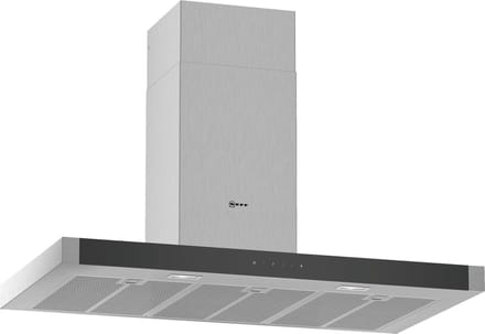 decoratieve wandkap 90cm 65db 710m3 / h roestvrij staal - neff - d95bhm4n0