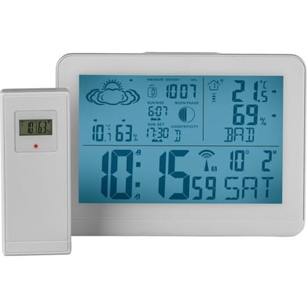 LIVARNO Draadloos weerstation (wit)