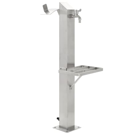 vidaXL - Tuinwaterkolom - vierkant - 95 - cm - roestvrij - staal