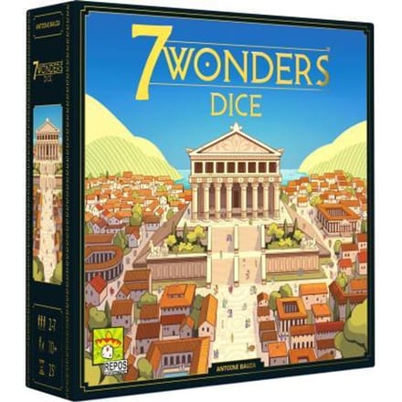 Asmodee dobbelspel 7 Wonders Dice strategisch bordspel 2-7 spelers.