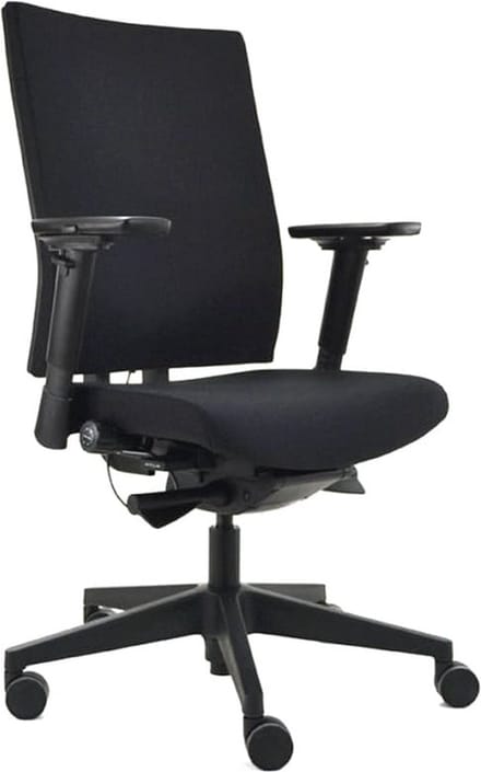 Workliving Zuidas Comfort Black Edition - Ergonomische Bureaustoel (N)EN 1335