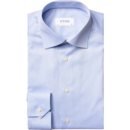 Eton  Lange Mouw Overhemden Blauw 3000 79511 21
