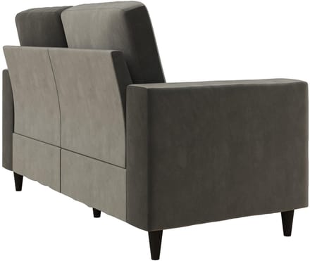 Cooper-Sofa 2-zits - Grijs Fluweel