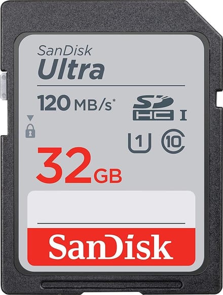 SANDISK Ultra® 32GB SDHC-kaart – Class 10, UHS-I