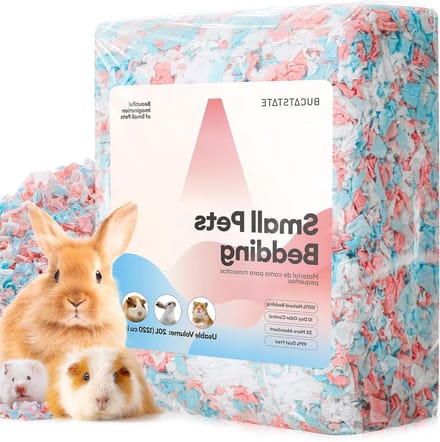 Papieren Strooisel - Bodembedekker Knaagdier - Net Huisdierverblijf - 3x Absorberend - 20 liter - Multicolor