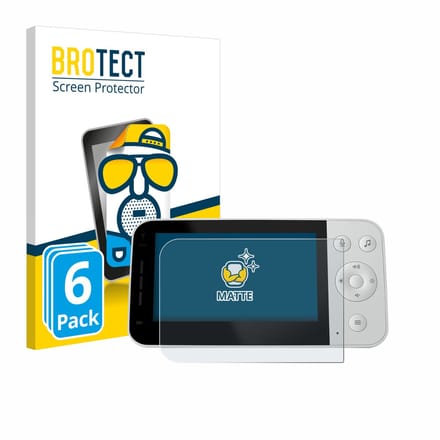 BROTECT - Screenprotector voor Philips Avent SCD951/26 - Folie Beschermfolie matte 6 Stuks