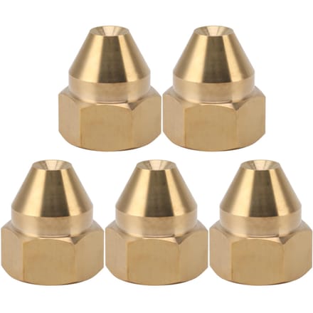 10 STUKS Nevelsproeiers Messing Corrosiebestendig Fijn Nevelende Water Sproeiers voor Koelsysteem Plantenberegening beige