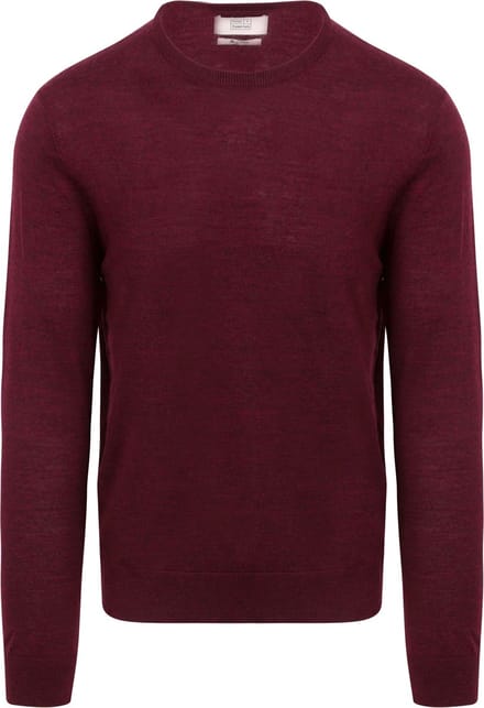 King Essentials The John Pullover Merino Burgundy - Maat XXL - Heren - Pullovers