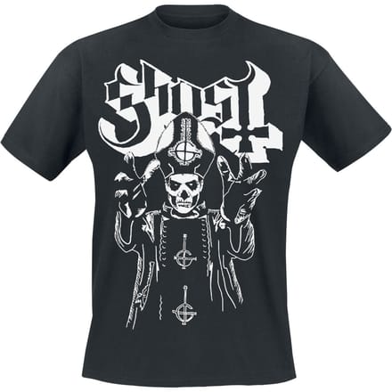 Ghost T-shirt - Pope's Wrath - S tot 4XL - zwart