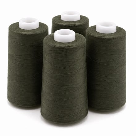 Polyester Overlockgaren – 4 Cones × 2700 m – Totaal 10.800 m – Kaki 299