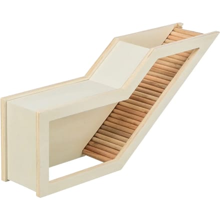 Trixie - Observatiebox met tunnel - Muis/hamster - Onbehandeld hout - 36X17 CM
