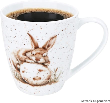 Bunny Kaffeebeker 360 ml wit van porselein – 428612