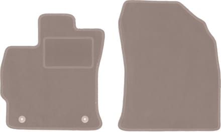 Beige voormatten voor: Toyota Prius III Plus hatchback (2011-2015)